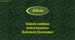 Desktop Screenshot of hbsite.nl